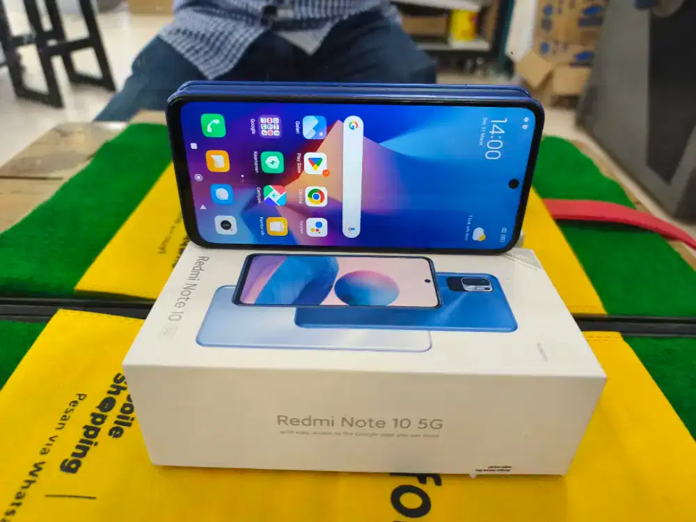 Redmi Note10 5G Ram 8/128 Gb mulus no minus lengkap normal