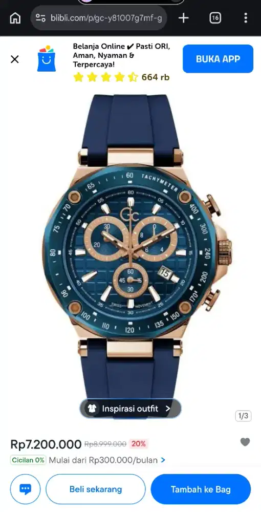 Gc Men Watch original still new Lexury Class