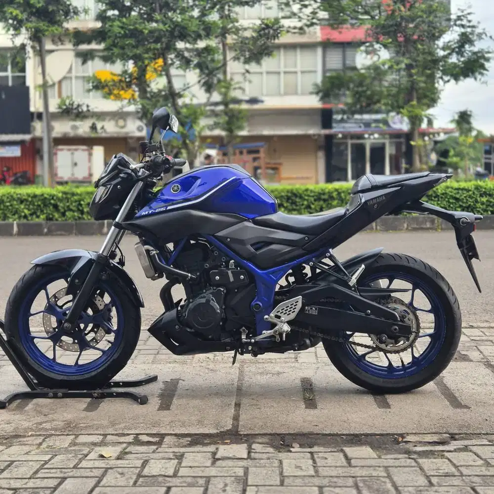 NAKED IDAMAN! YAMAHA MT25 OLD 2017 BIRU KM LOW PAJAK ON SIAP TOURING