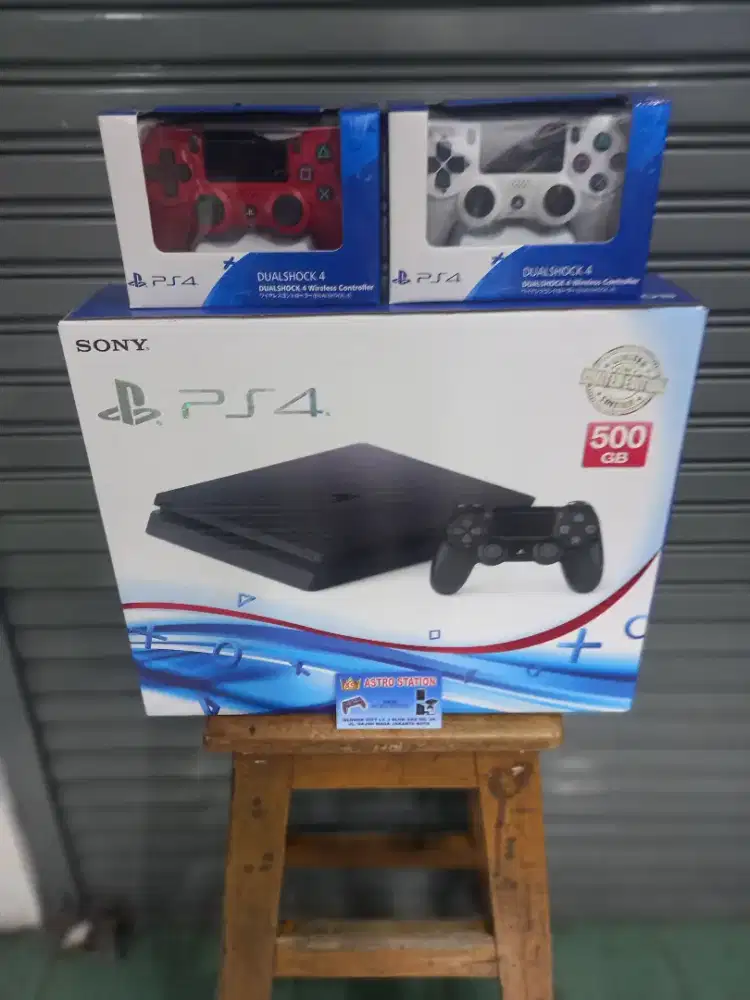 PS4 SLIM 500GB H E N 11 SERI 22XX FULL GAME BEBAS PILIH(BARU)HARGA NET