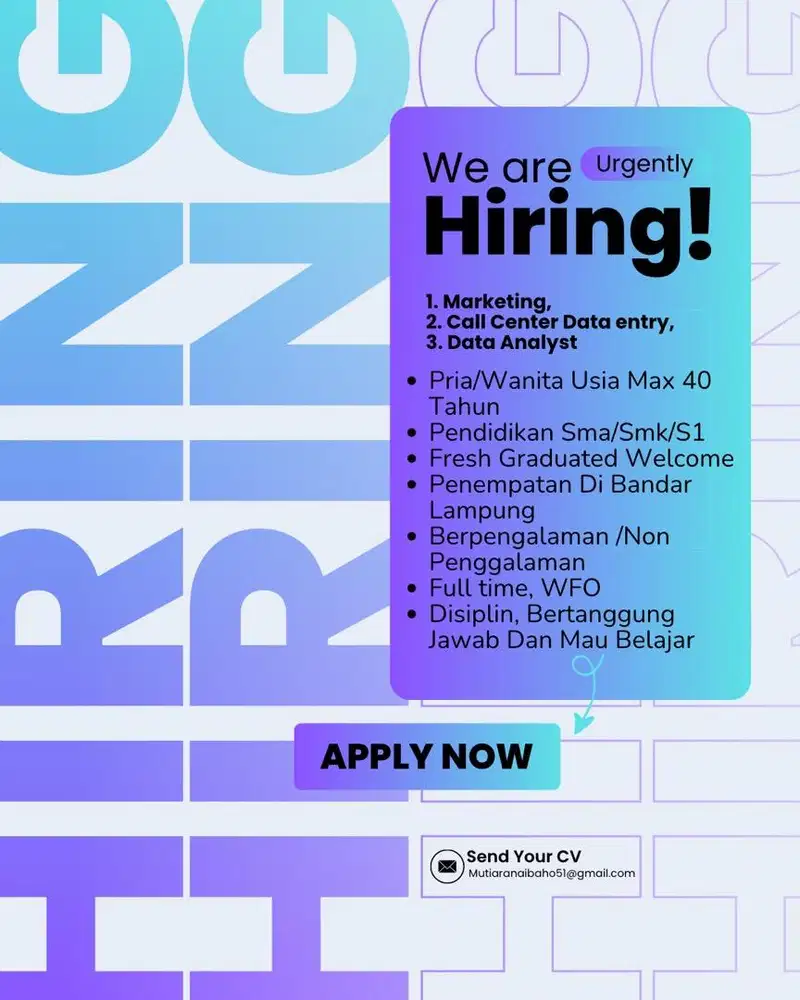 Loker bandar lampung