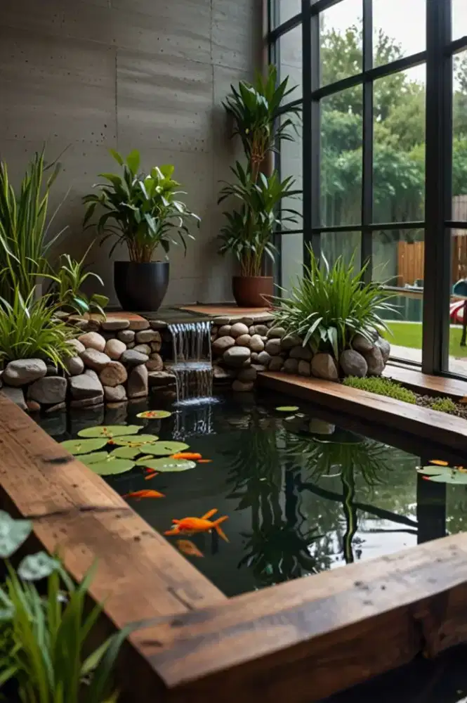 Jasa pembuatan tebing relif kolam air mancur kolam ikan koi dll #10