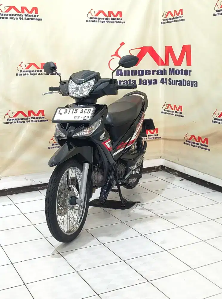 Ready Honda supra x 125 fi spoke Tahun 2024 warna Hitam