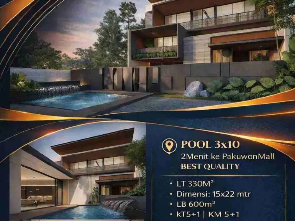 RUMAH MEWAH BANGUNAN BARU 2 LANTAI SIAP HUNI DI PAKUWON INDAH SURABAYA


‼️ *HOT LISTING*
*Luxury New House* 
