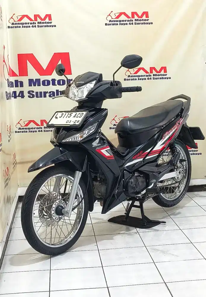 Am Barata #Honda supra x 125 fi spoke Tahun 2024 warna Hitam