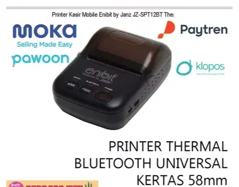 Printer Kasir Mobile Enibit by Janz JZ-SPT12BT Thermal  (Second)