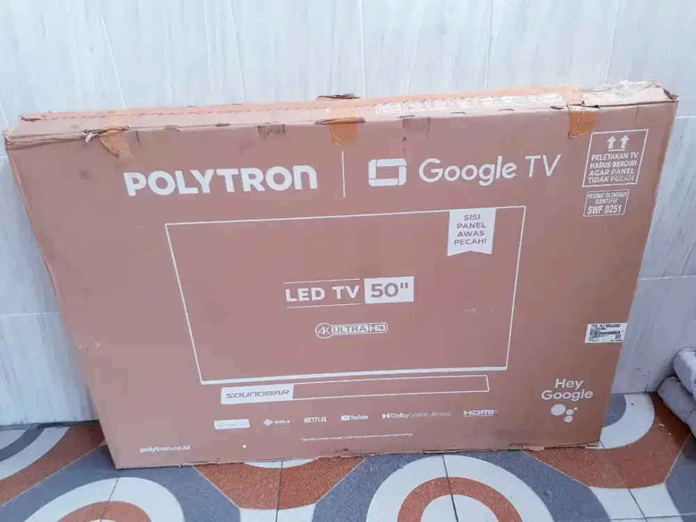 TV LED POLYTRON GOOGLE ANDROID 50IN UHD4KDIGITALNETFLIKYOUTUBESOUNDBAR