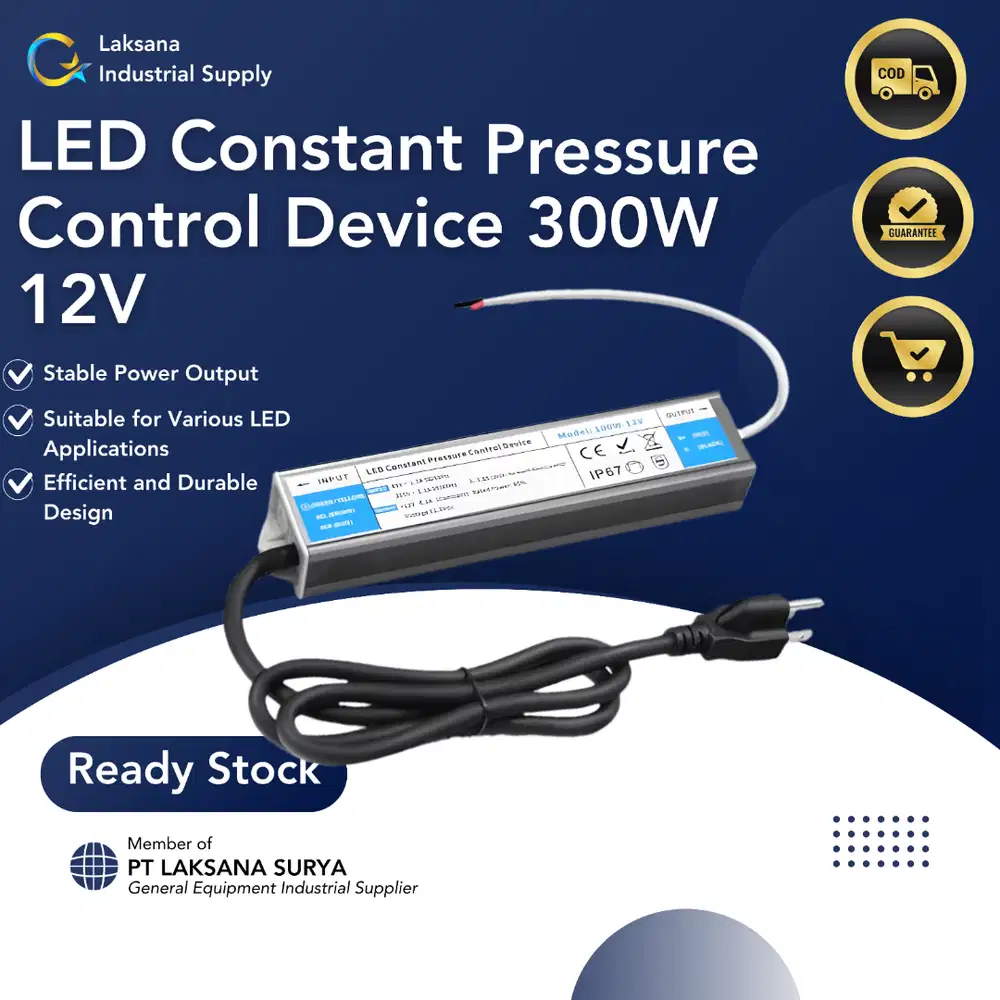 Trafo 300W 12V Outdoor LED Constant Pressure Control Device