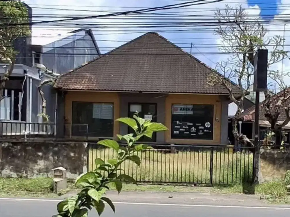 Tanah dan Bangunan 1 Lantai Disewakan, di Bypass Sanur, Denpasar Area