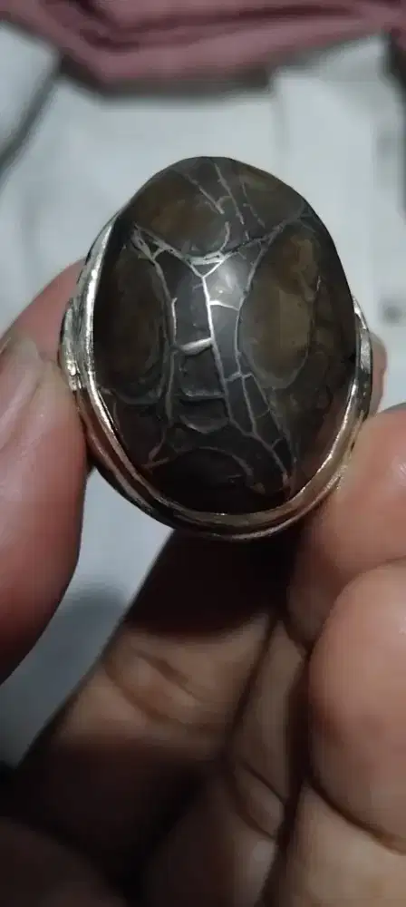 Batu cincin akik sakral jala sutra natural jumbo