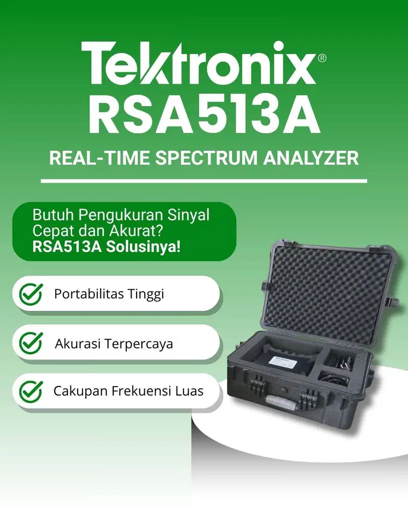 Tektronix RSA513A Real-Time Spectrum Analyzer Original