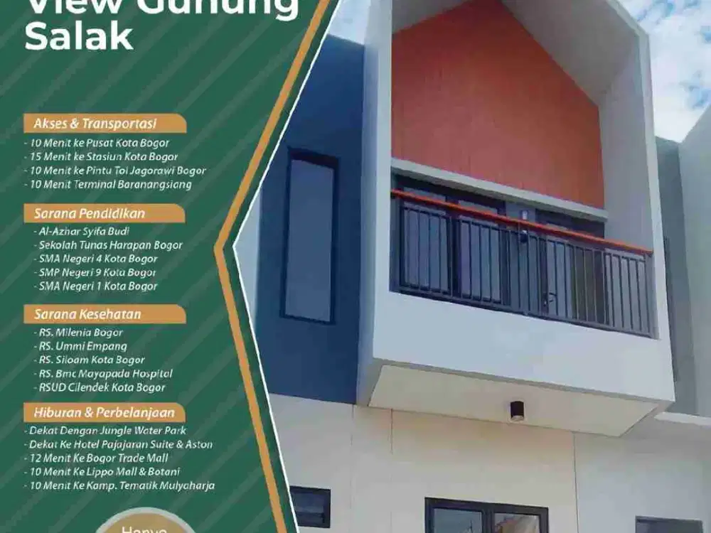 RUMAH MURAH TANPA DP SIAP HUNI DI BOGOR