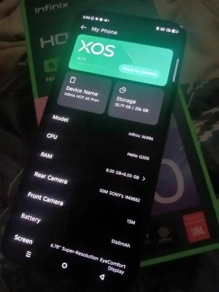 Infinix hot 60 pro plus 8/256gb