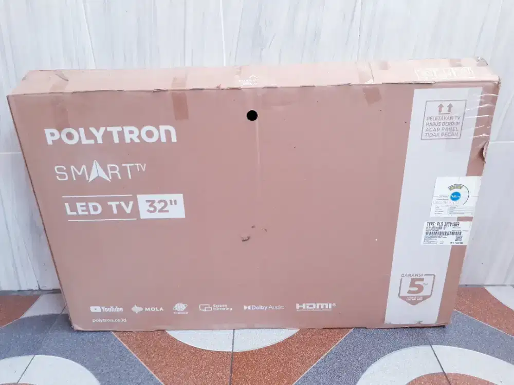 TV LED SMART POLYTRON 32IN DIGITAL YOUTUBE GARANSI (J196)