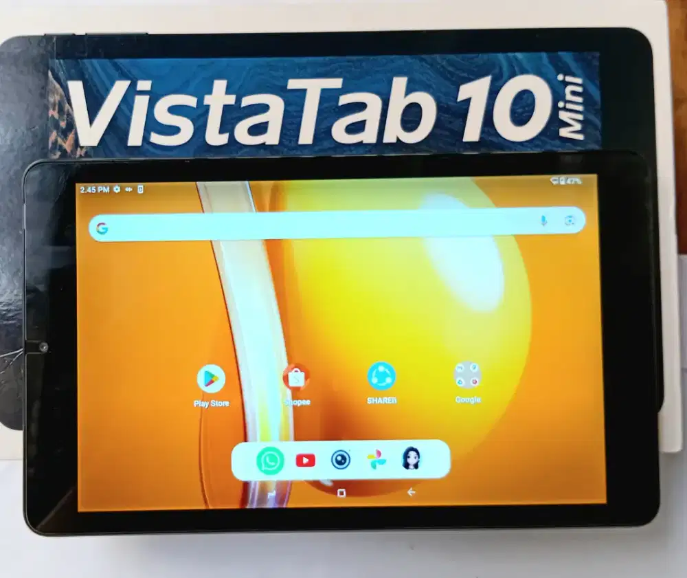 Tab Itel Vista 10 mini ram 3+5/64 
Fullset masih Garansi