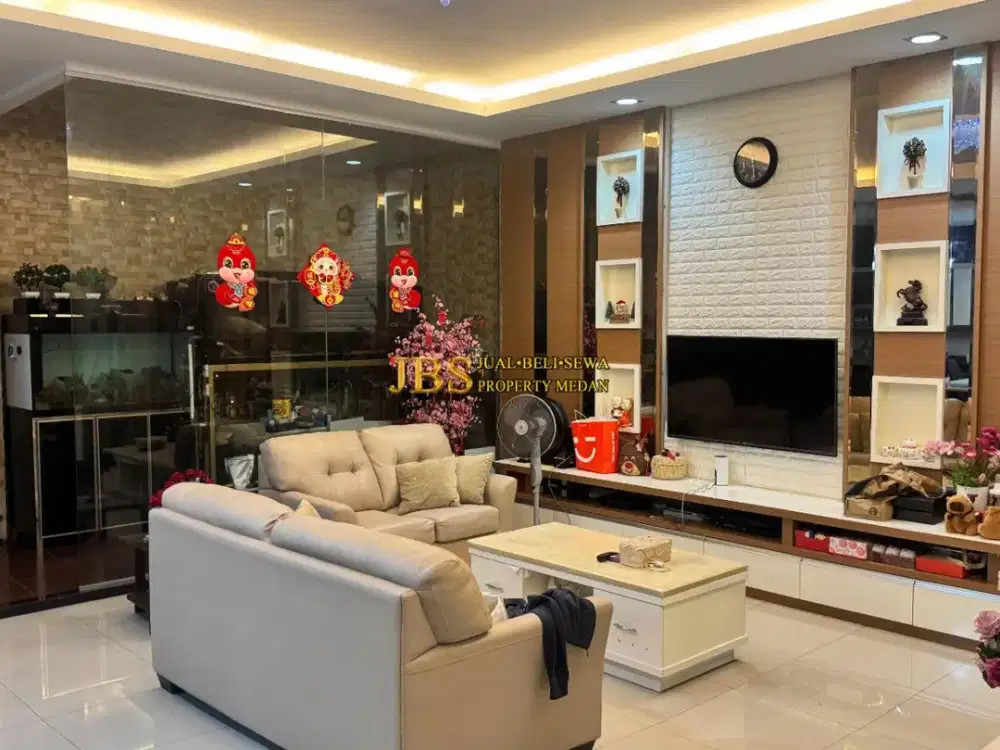 Jual Rumah 2,5 Tingkat di Komplek Mutiara Palace Medan Jalan Selamat Ketaren