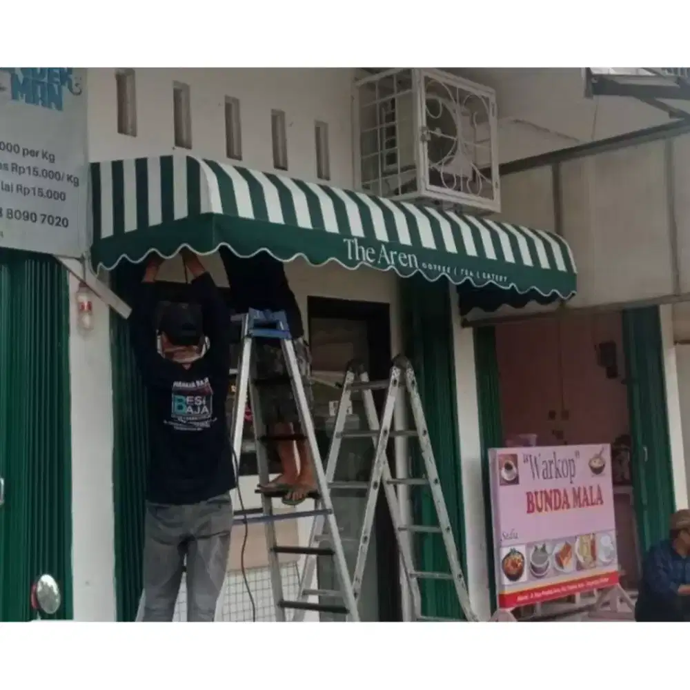 Kanopi Kain Canvas Jendela Rumah , Ruko, Dll