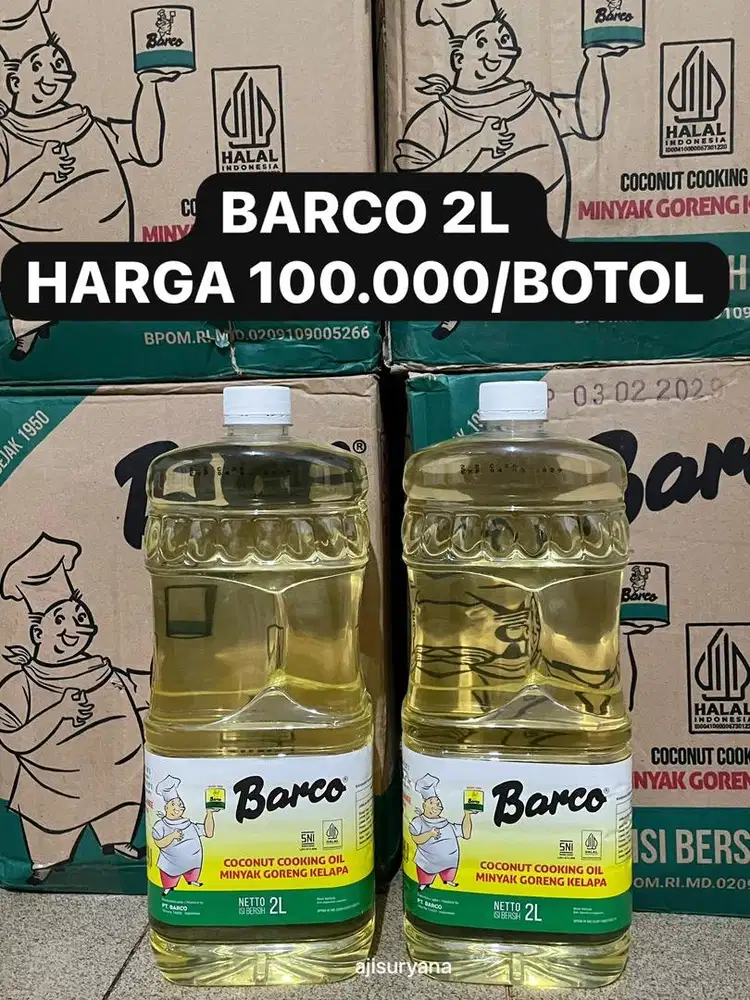 MINYAK BARCO 2L BOTOL