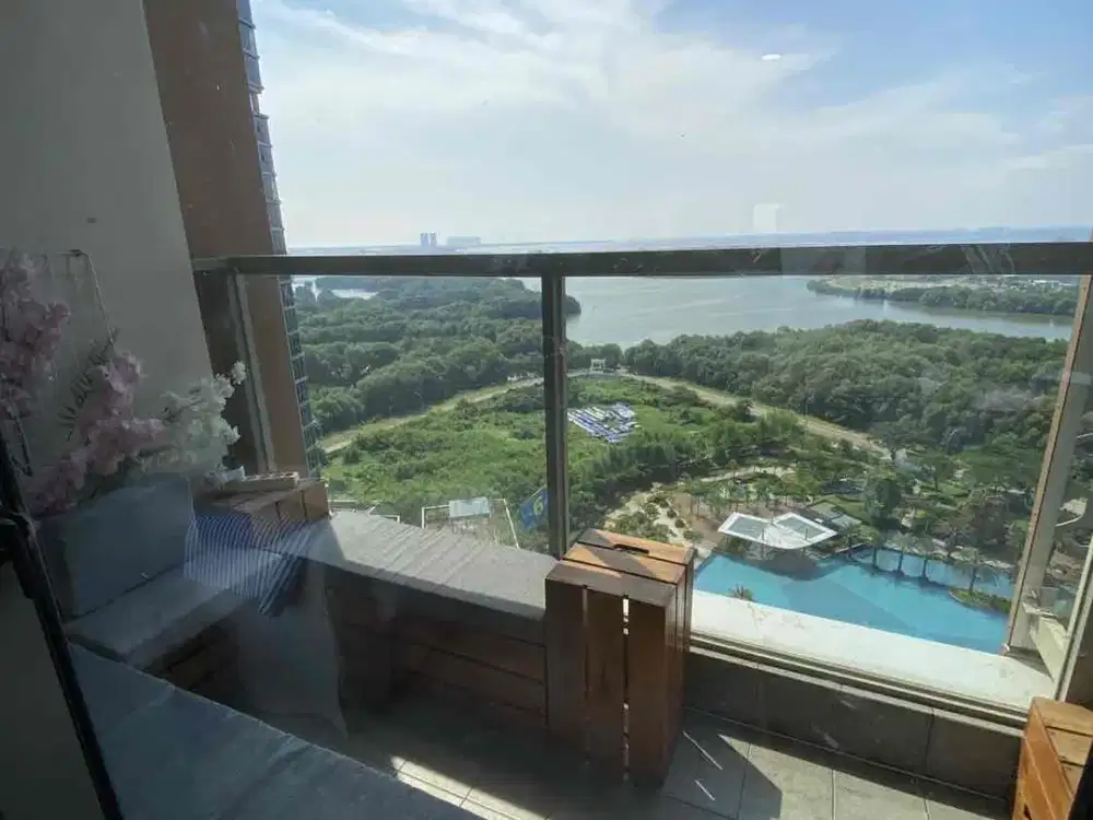 Disewakan 1BR seaview Apartemen Goldcoast pik
