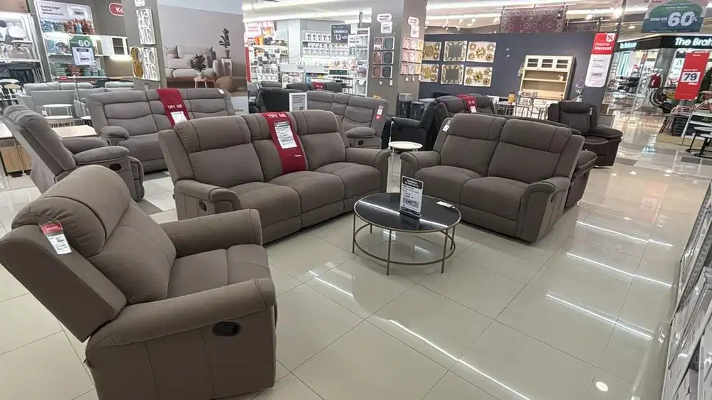 Lorian set sofa recliner