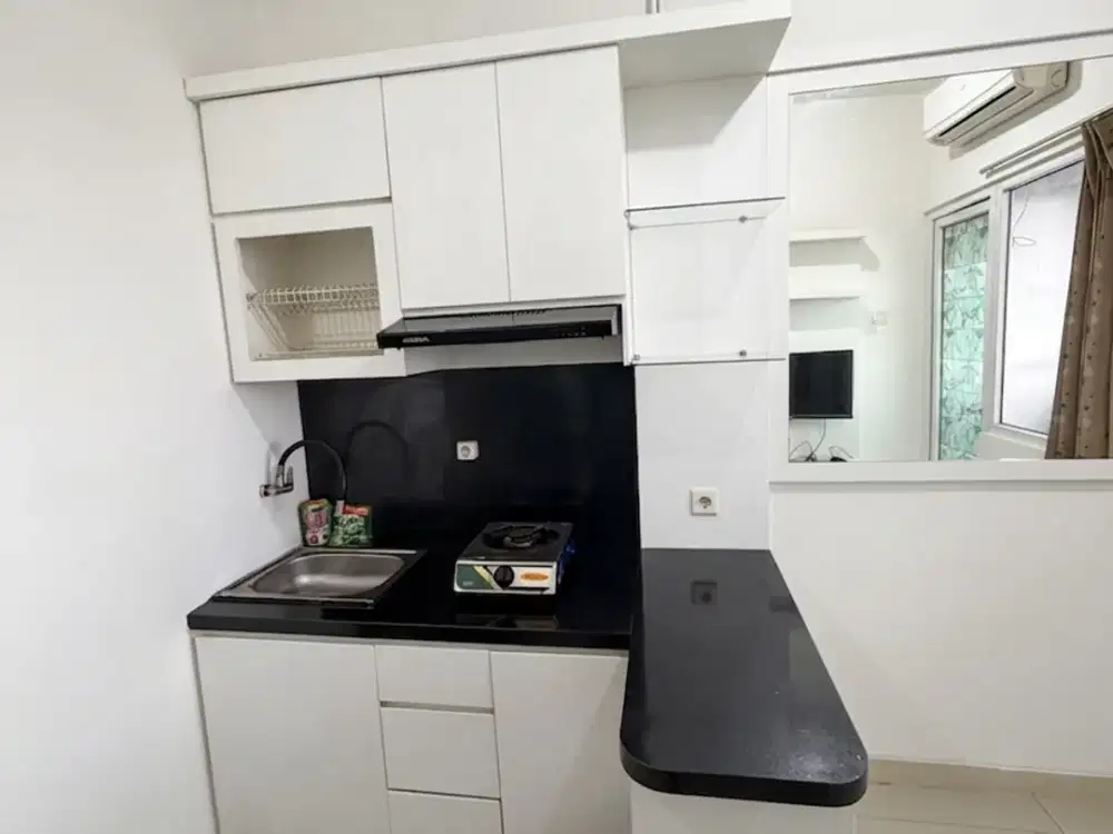 GREEN PRAMUKA CITY 2BR FURNISH SIAP HUNI POSISI STRATEGIS JAKARTA PUSAT ORCHID VIEW JALAN RAYA HARGA SUDAH BERSIH DAN MASIH FLEKSIBEL