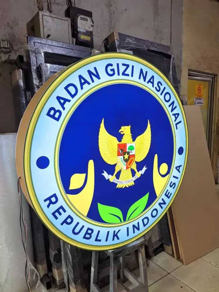 NEON BOX AKRILIK BULAT | KOTAK | SATU SISI | DUA SISI MURAH