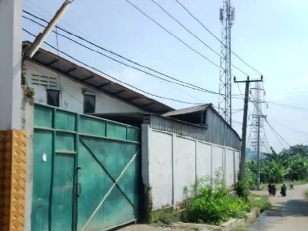 Gudang Lelang Murah Siap Pakai SHGB Lokasi Kawasan Pabrik Kutawaringin