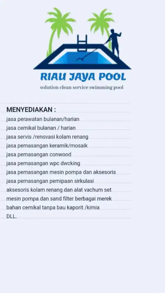 perawatan kolam renang