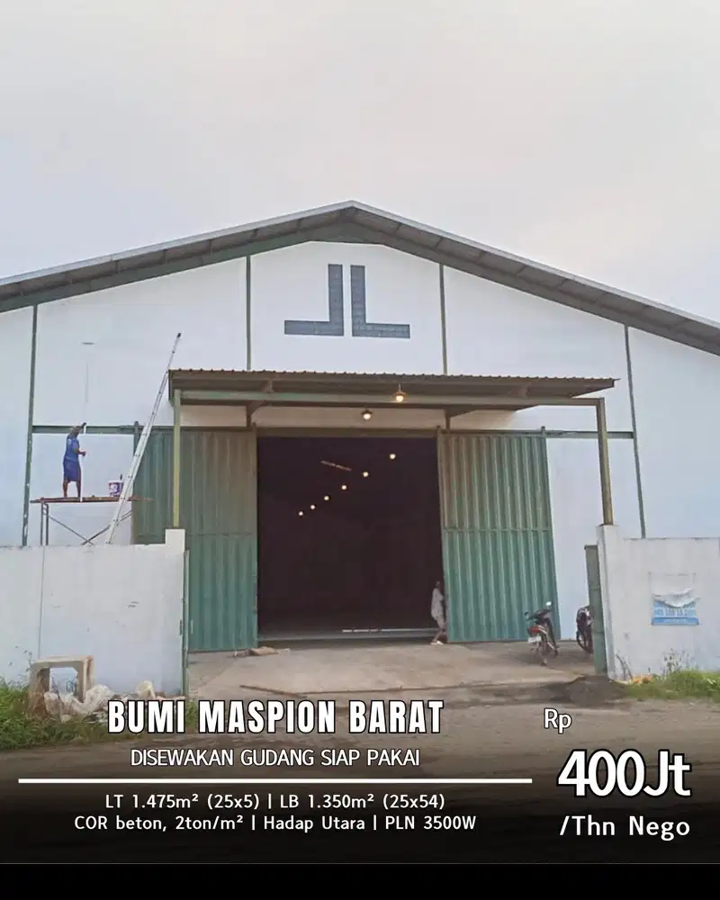 DISEWAKAN CIAMIK GUDANG BUMI MASPION BARAT! SUPER STRATEGIS DAN LUAS!