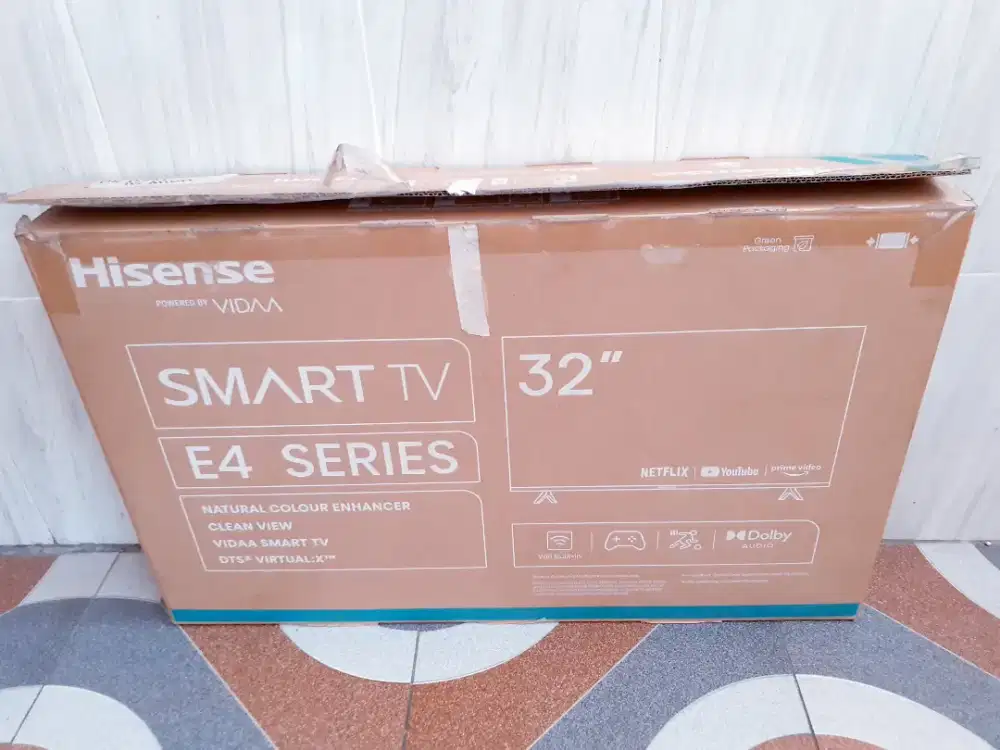 TV LED SMART HISENSE 32IN NETFLIK YOUTUBE DIGITAL GARANSI (J46)