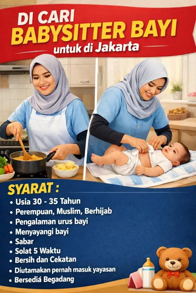 DI CARI BABYSITTER BAYI