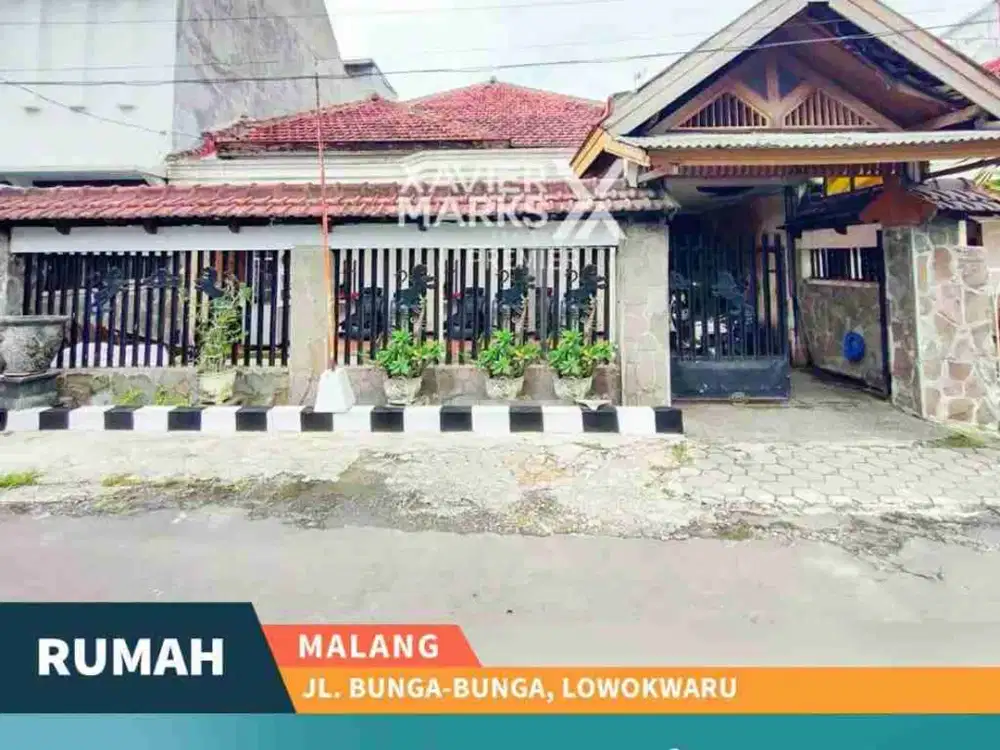Dijual Rumah Dekat Soehatt di Jalan Bunga2, Lowokwaru Malang