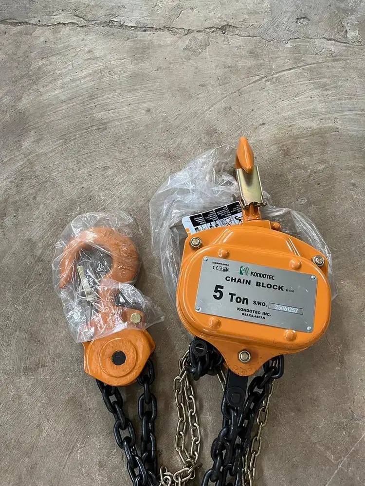 Sewa takel/chain blok 5 ton