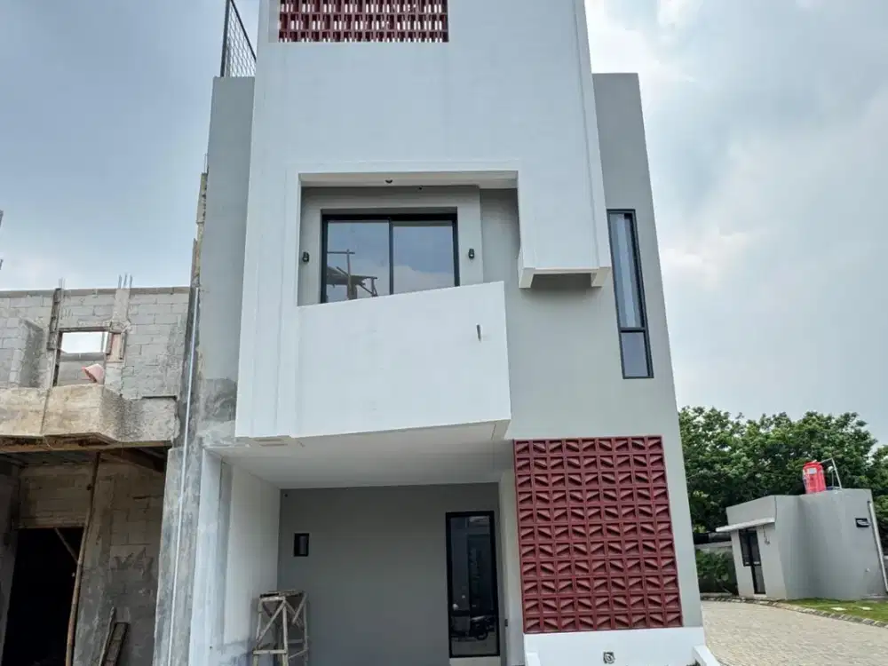 RUMAH DIJUAL PONDOK CABE PINGGIR JALAN DEKAT KAMPUS UT DAN SEKOLAH KHARISMA BANGSA