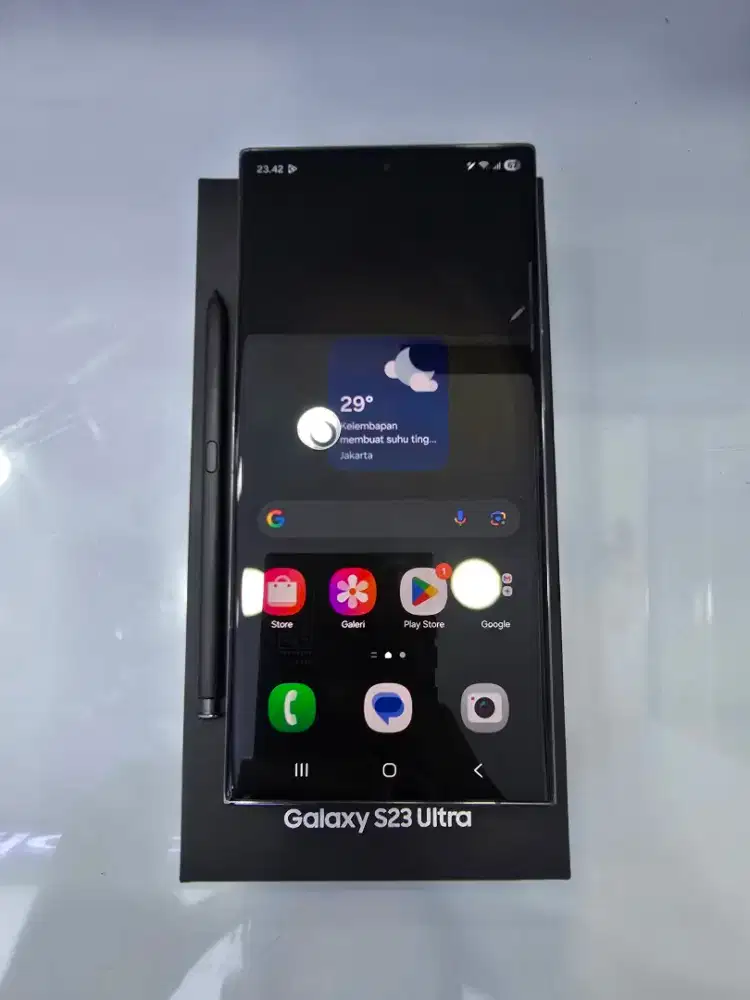 Samsung S23 Ultra 5G 12+8/512Gb Green Ex Garansi resmi SEIN -MasterCom