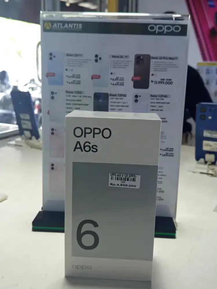 OPPO A6s 8/256 GB READY STOCK DI TOKO ATLANTIS JEMPONG