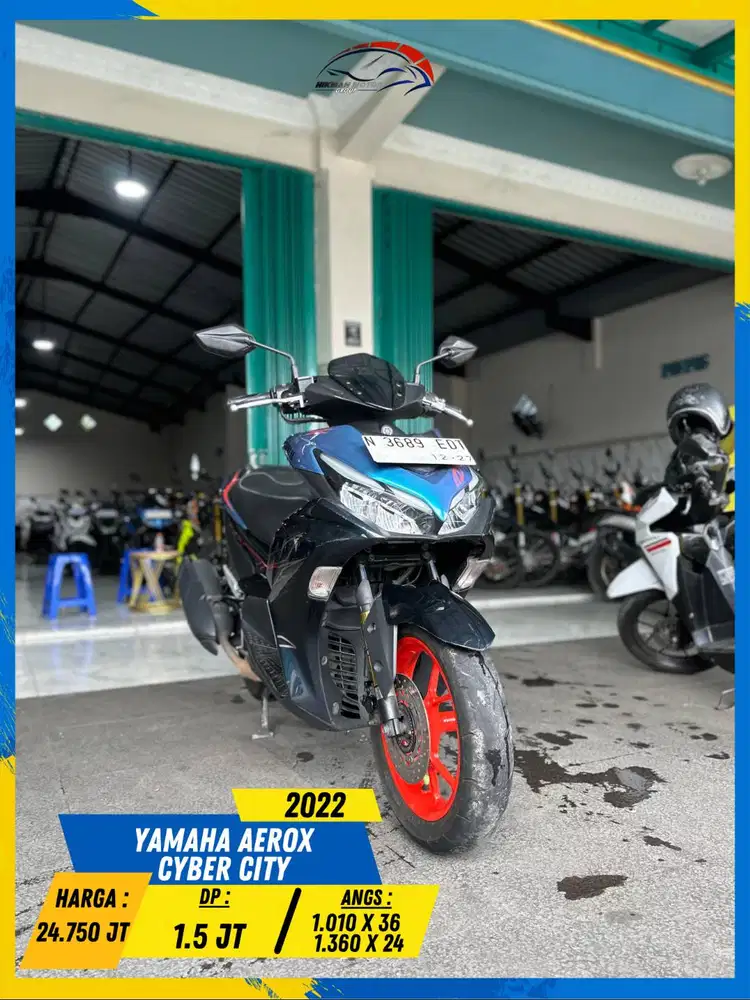 YAMAHA AEROX CYBER CITY 2022 MANTAP GASS MASZEHH HIKMAH MOTOR KEPUH