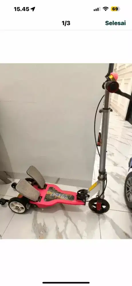 Skoter pink masih bagus