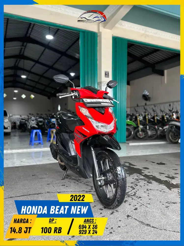 HONDA BEAT NEW 2022 MANTAP GASS MASZEHH HIKMAH MOTOR KEPUH
