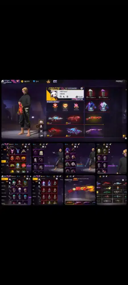 JUAL AKUN FREE FIRE AMAN DAN ANTI HB