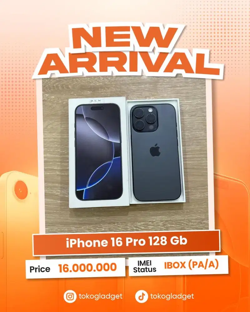 iPhone 16 Pro 128 Gb ex IBOX