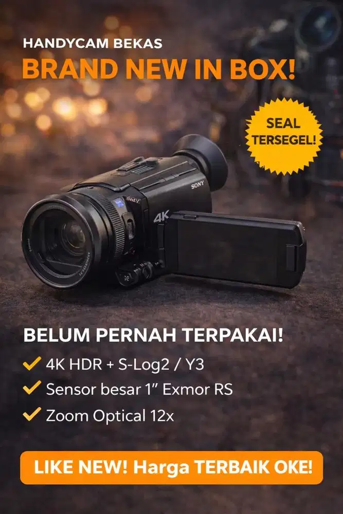 Kamera handycam SONY FDR - AX700 segel