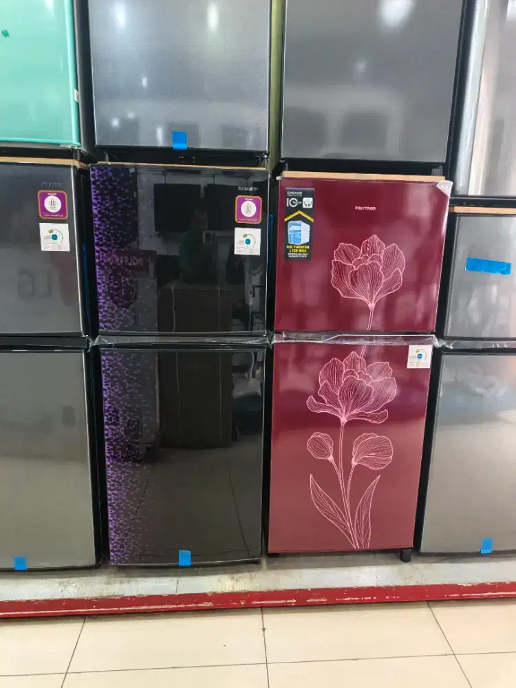 Kulkas sharp 2 pintu promo kredit bunga ringan