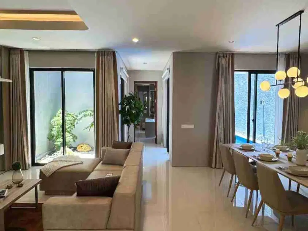 JUAL RUMAH BARU GRESS GRAHA NATURA ADA PRIVATE POOL MURAH LUAS 200 SIAP HUNI