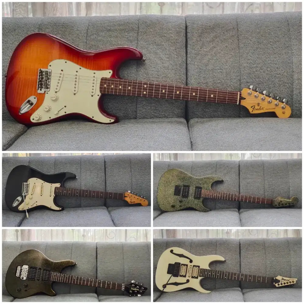 Fender squier ibanez washburn