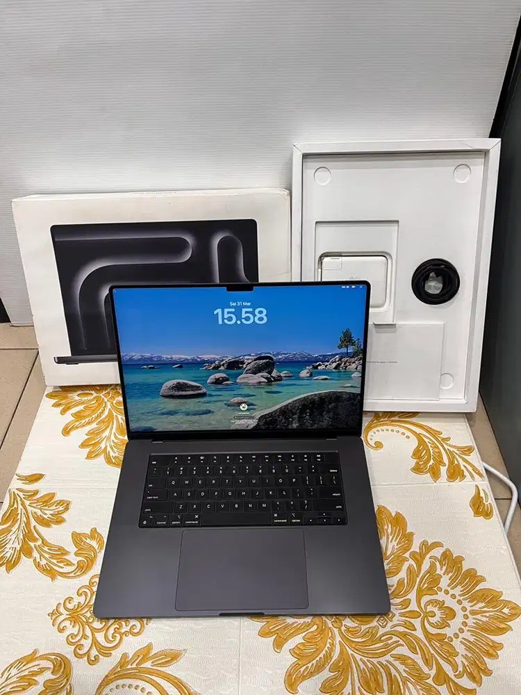 Macbook Pro 16 inch M3 Max 36GB 1TB Second Mulus Original