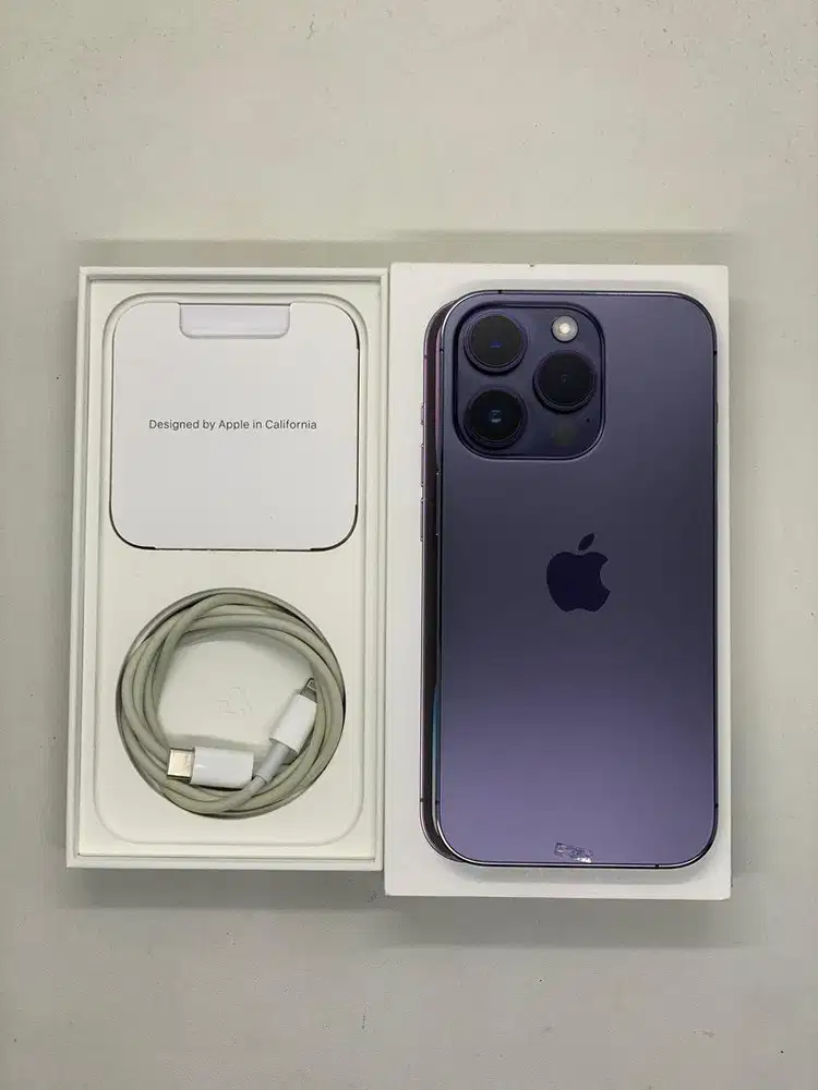 iPhone 14 Pro 128GB Resmi ex Blibli Deep Purple