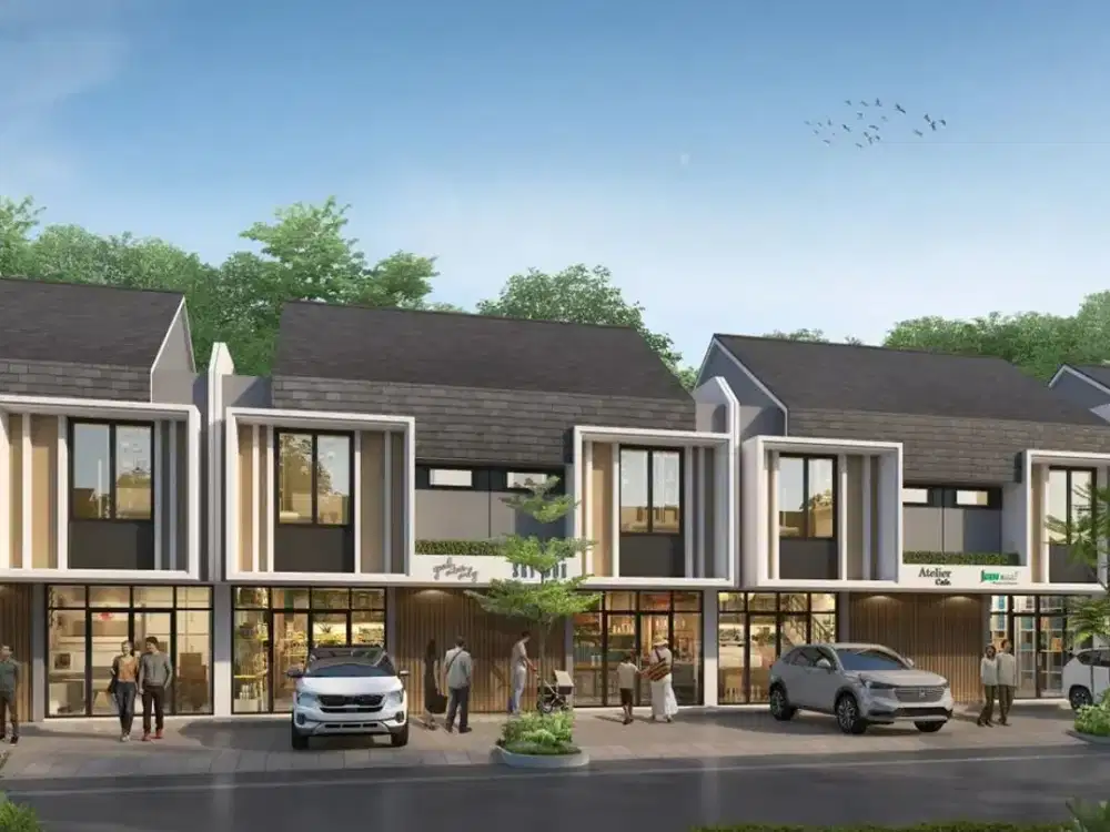 Ruko 2lt luas 5x15 75m 3KT Ruko Florence JGC Jakarta Garden City