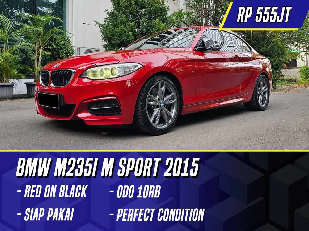 BMW M235i M Sport 2015 Red on Black Merah M 235i M235 i 235 Msport