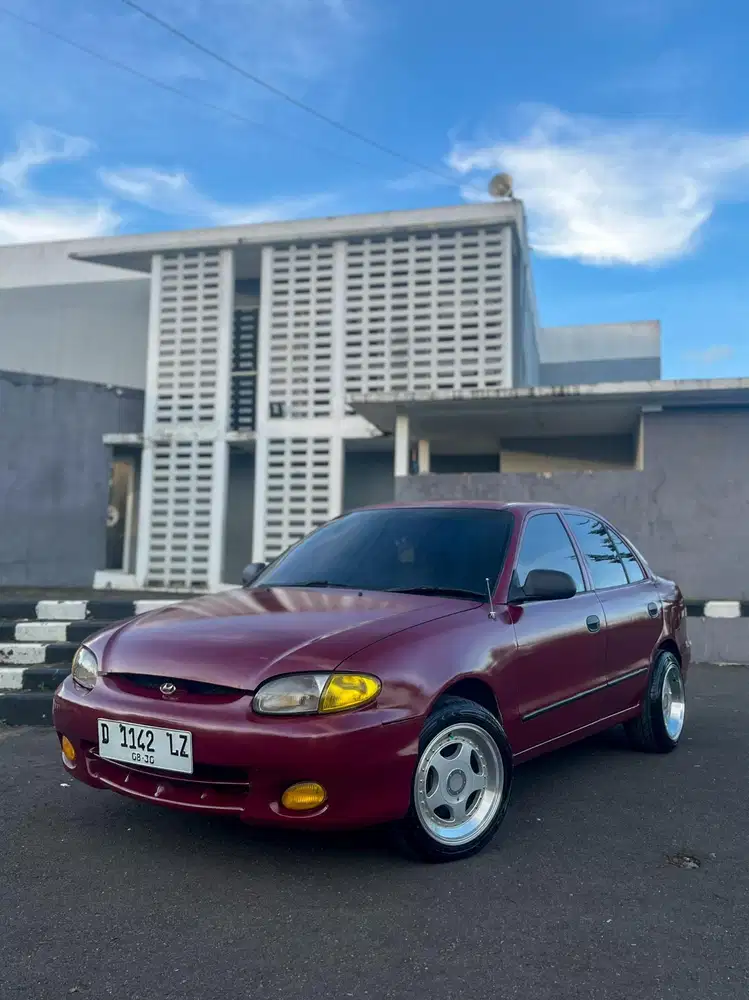 Accent injeksi 4 ban baru pjk isi ac dingin mobil bandung